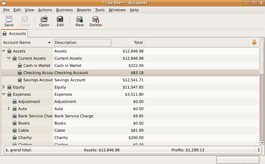 GnuCash programas contables y facturación