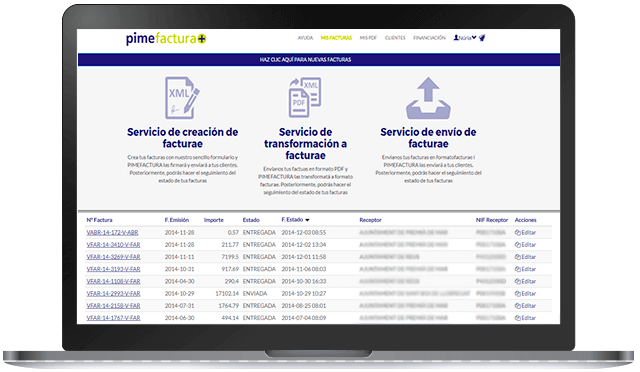 Pimefactura programa para facturar pymes