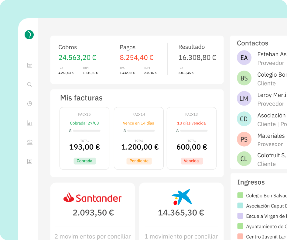 Quipu programas de contabilidad para autónomos